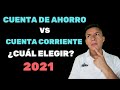 💥 DIFERENCIAS entre una CUENTA DE AHORROS Y CUENTA CORRIENTE 🤔 ¿CUÁL ME CONVIENE?