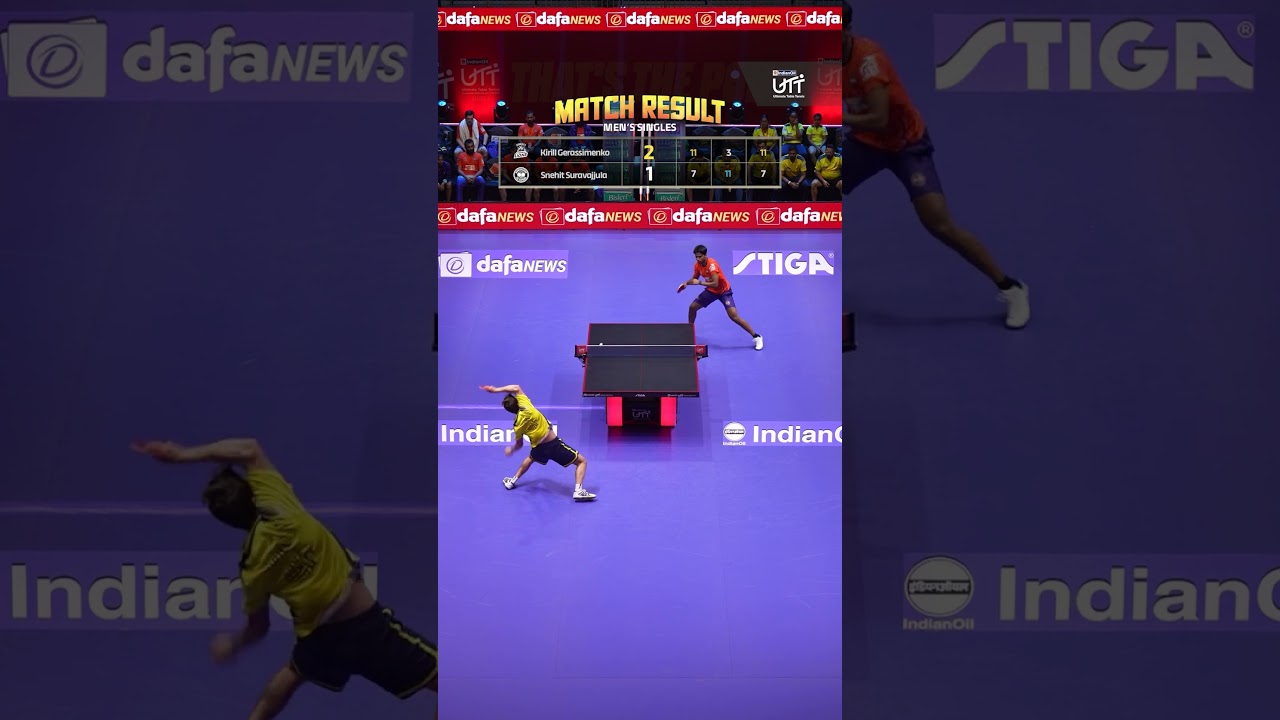 Kirill Gerassimenko pulls back valuable points for Stanley's Chennai Lions 👏🏻