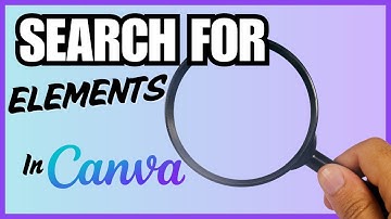 How To Search For Elements In Canva