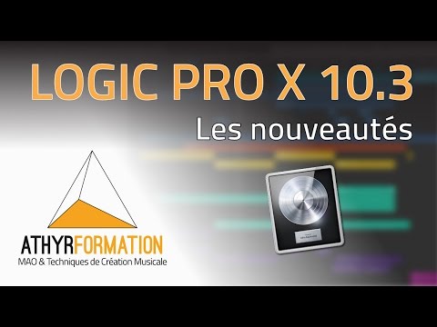 Logic Pro X 10.3 - Les nouveautés