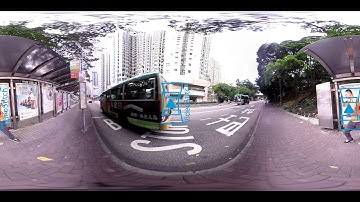 360 video sample by dual 220 fisheye lens