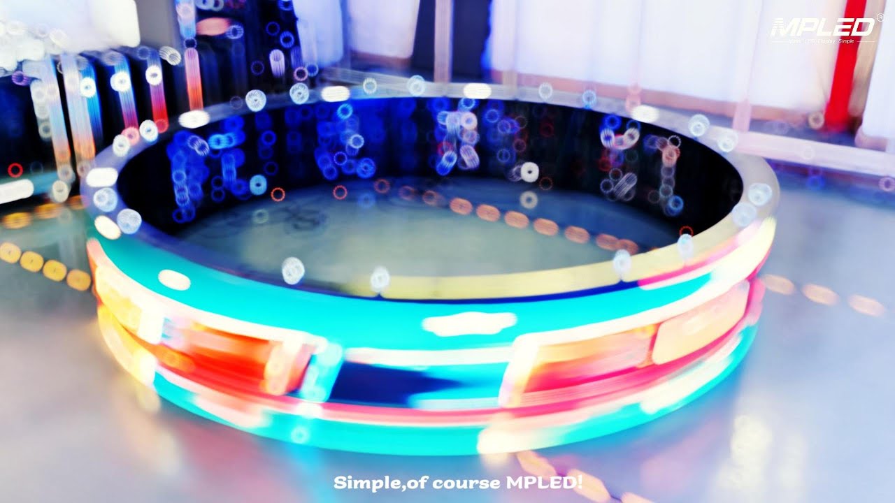 Curved Flexible LED Screen