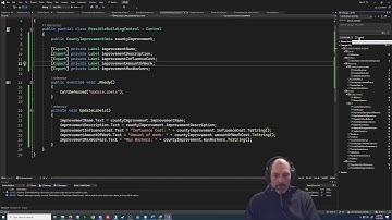2D 4X – Unity to Godot C# – First time scroll bar for County Improvements