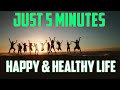 Just 5 minutes for healthy life  yogacharya ajay makwana