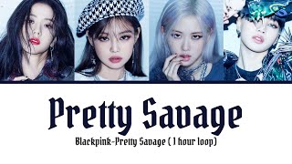 BLACKPINK Pretty Savage 1 Hour loop