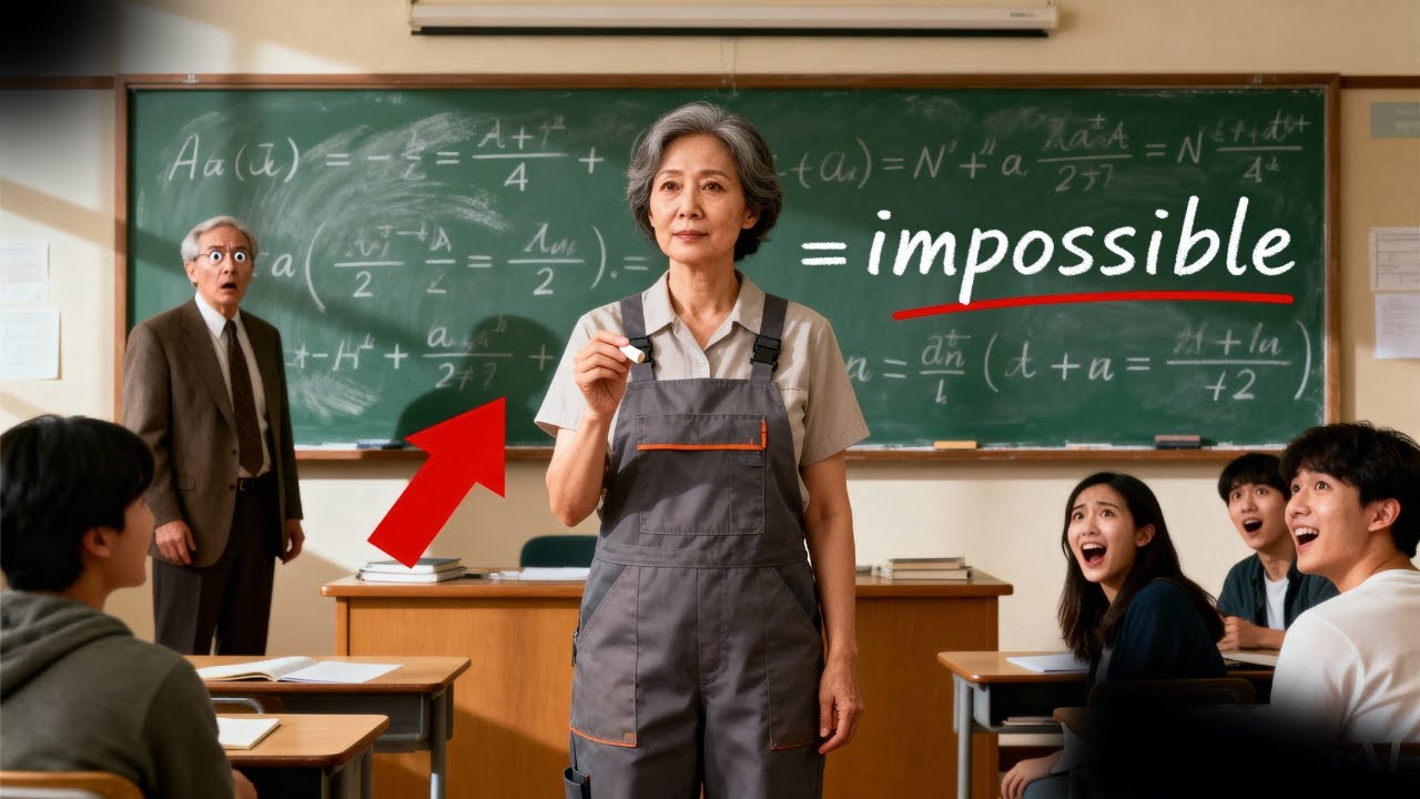 Janitor Solves Very Hard Math Problem Students Laugh When Janitor Solves Calculus Professor’s Impossible ...