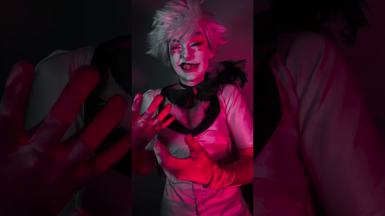 Angeldust gossiping ft. Husker- Hazbin Hotel in real life- Huskerdust cosplay