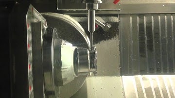 CNC 5 Axis Finishing with hyperMill on Mikron HSM600U