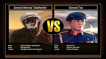 C&C Generals Zero Hour: Shockwave GLA Salvage vs China Nuke Challenge Hard mode #4.