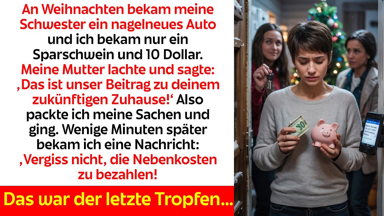 Meine Schwester bekam ein Auto zu Weihnachten ich bekam 10 Dollar eine Nachricht die alles änderte.