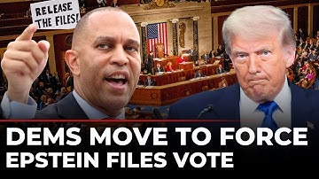 US News LIVE: Jeffries Drops New Bomb on the Release of Epstein Files with Force Vote in Congress
