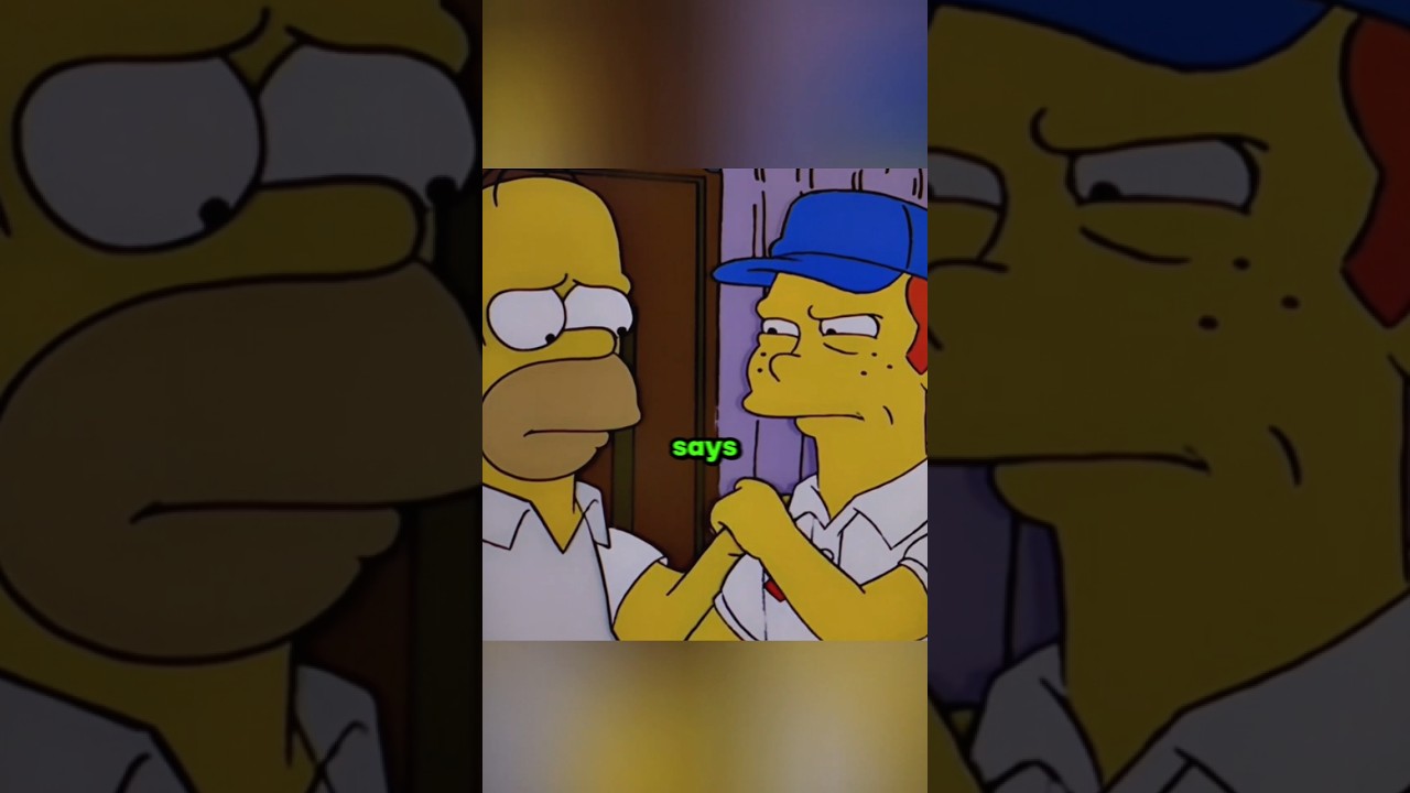 Homer walks off, annoyed and distracted