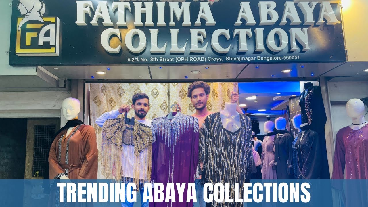 Shivaji Nagar Trending Abaya for girls all imported Dubai based Abaya@Abdusvlogs