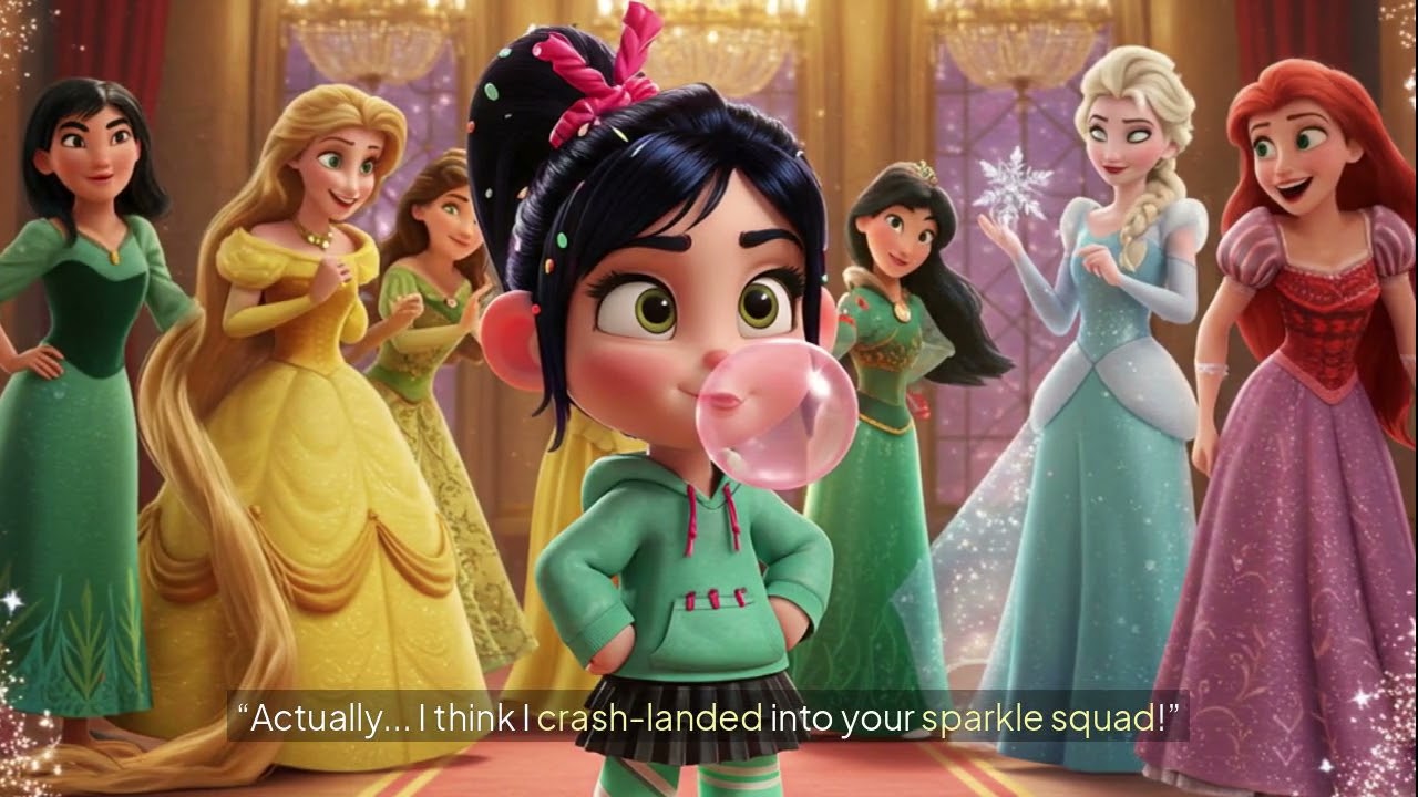 Vanellope Meets the Princesses | Magical Disney Crossover Story for Kids