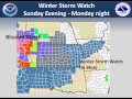 Winter Storm To Impact the Area Monday into Tuesday