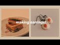 making food earrings! 🥪🍳 // polymer clay