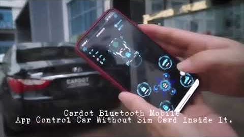 Multifunctional affordable version of Bluetooth control car anti-robbing system