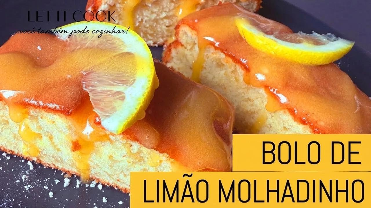 Bolo de limão fofinho e irresistível