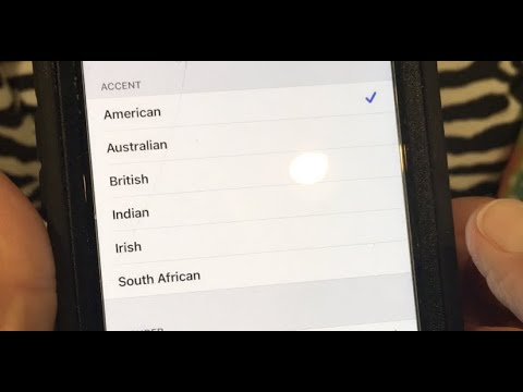Como mudar acentos e de gênero de voz Siri no iPhone iOS 14