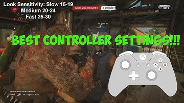GEARS OF WAR 4 BEST CONTROLLER SETTINGS! BEST SENSITIVITY!!