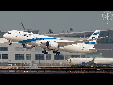 4K | El Al 787-9 Dreamliner Powerful Takeoff from JFK Runway 22R | Nonstop to Tel Aviv