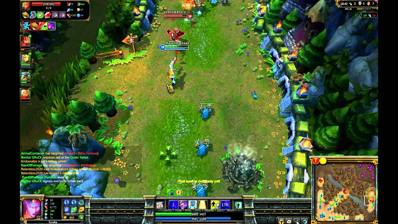 Epic Soraka vs 2 noobs! 1080p