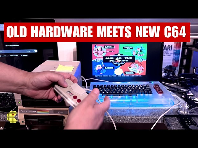 THE C64U: It just performs! Old hardware works, loading games via