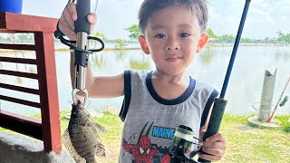 Liam First time Lure Casting [リアム]初めてのルアーキャスチング]