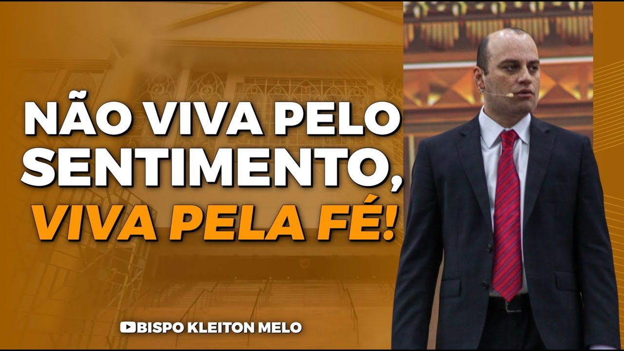 NÃO VIVA PELO SENTIMENTO, VIVA PELA FÉ‼️