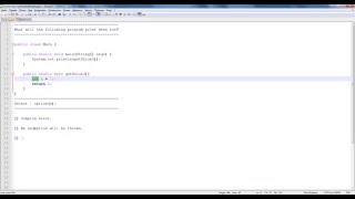 OCA Java SE 8 Programmer I. Using Operators and Decision Constructs. Training 7.