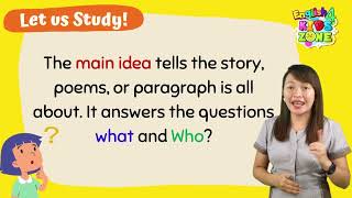 IDENTIFY MAIN IDEA, KEY SENTENCE, and SUPPORTING DETAILS - ENG 4 Q3 M4