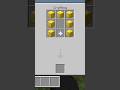 Minecraft me craft a Lucky golden apple #minecraft #mcpe #shorts