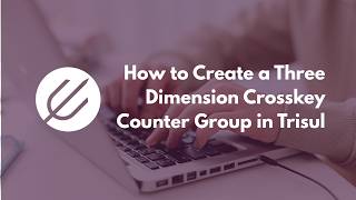 How to Create a 3-Dimension Crosskey Counter Group | Trisul