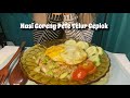 Mukbang nasi goreng pete + telur ceplok 🍛🫛🍳 || mukbang asmr