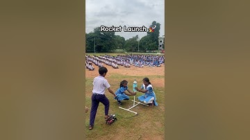 DIY Rocket Launch project by kids. #rocket #spacex #space #diy