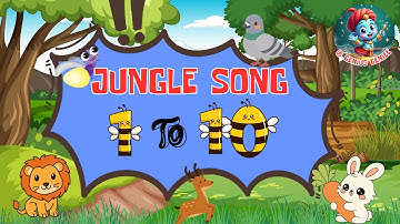 Counting in the Jungle | Learn to Count from 1 to 10 | With Lions, Monkeys , Bears