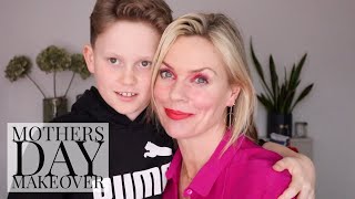 My 10 year old son, does my makeup for Mothers Day