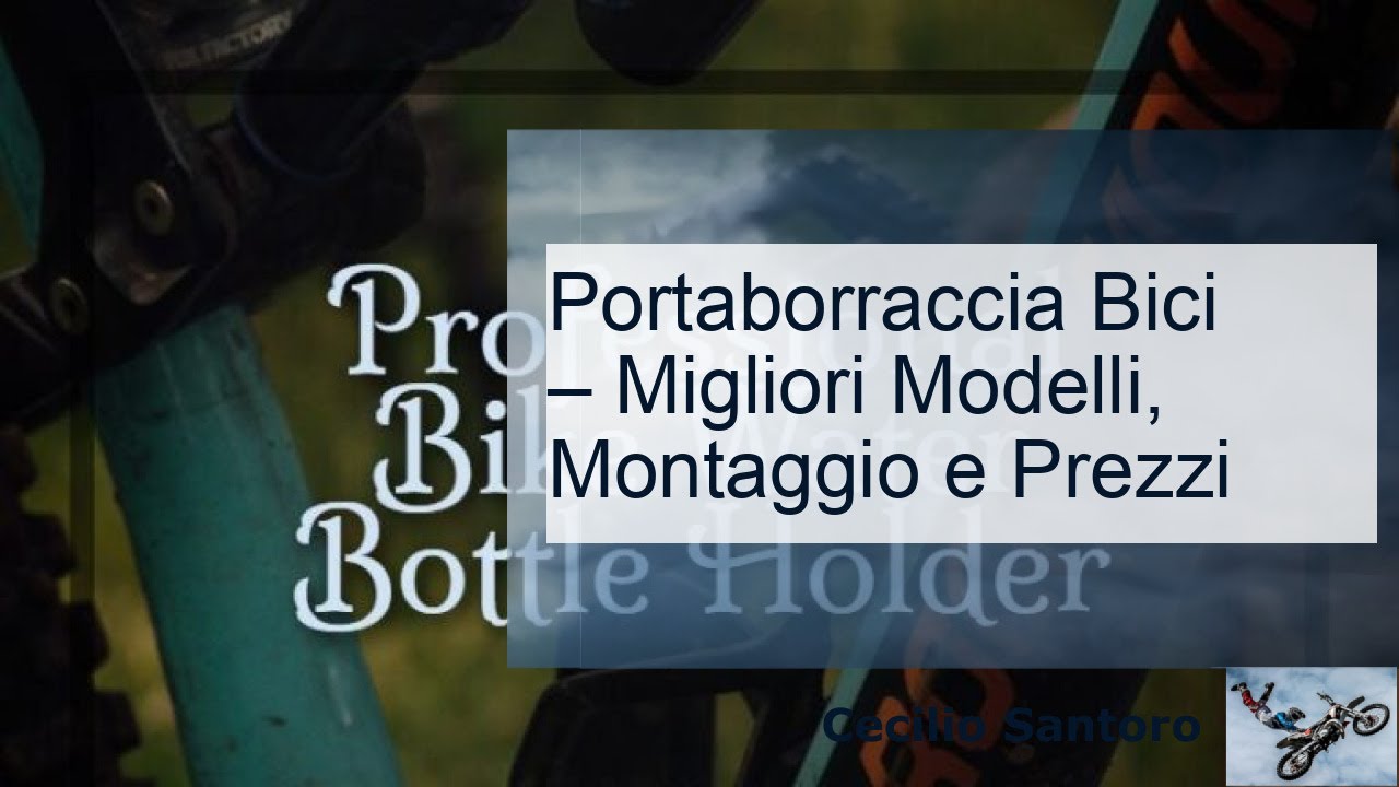 LICIQIC Portaborraccia Per Bici In PC Nero-Blu - Leggero Con Viti E Chiave A Brugola Per MTB E Strada