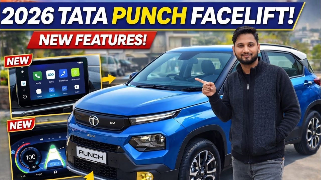 New Tata Punch Facelift 2026🔥 Punch Accomplished AMT @ Rs 8.85L - 2nd TOP Model | Blue Colour!