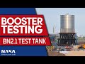 Super Heavy Test Tank Cryogenic Proof Test