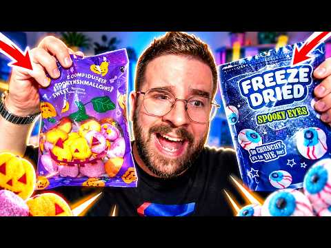 SZEMGOLYÓ KÓSTOLÁS 👁️ | Halloweeni Édességek EGYÜNK!