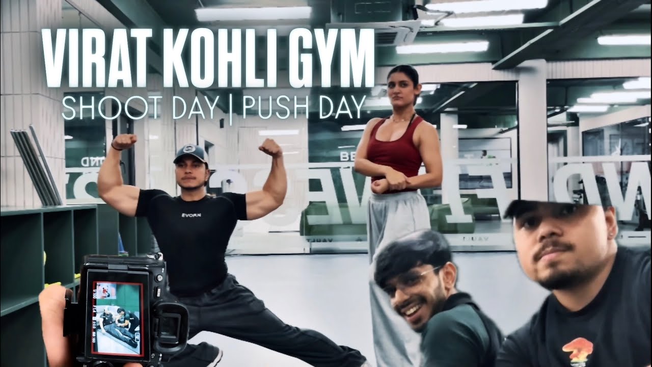 VIRAT KOHLI’S GYM TOUR | VAULT | SHOOT DAY | PUSH DAY | #viratkohli #viratkohligym