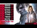 Resident Evil Requiem RX 5500 XT RX 5600 XT RX 5700 XT RX 6700 XT RX 7700 XT RX 7800 XT RX 9070 XT