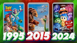 Todas las películas de Disney Pixar (1995 – 2024)