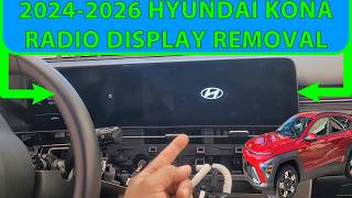 How To Remove 2024-2026 Hyundai Kona Radio Display/Instrument Panel/ Touch Display.