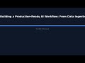 "Building a Production-Ready AI Workflow: From Data Ingestion to Model Deployment with Aut - HowToAI