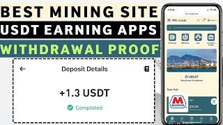 Make money online new usdt site | free Mining website tooady | Usdt mining shopping website in 2024