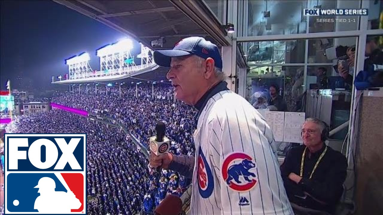 Bill Murray sings Take Me Out to the Ball Game as Daffy Duck  2016 WORLD SERIES ON FOX