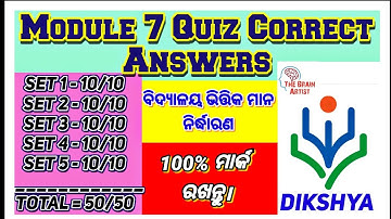 Nistha Module 7 Quiz correct answers || set 1 2 3 4 || Nistha Training || Module 7