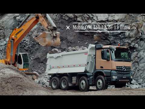 Mercedes-Benz apresenta o Arocs 8x4 voltado à mineração